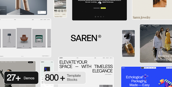 Saren – Multipurpose WooCommerce WordPress Theme 1 Saren – Multipurpose WooCommerce WordPress Theme