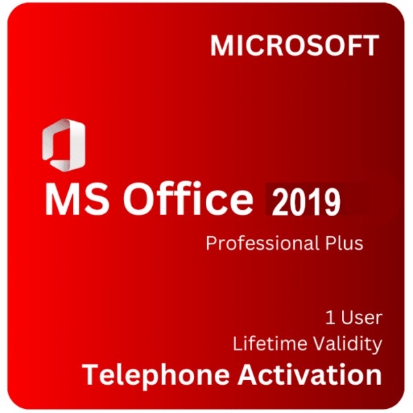 Office 2019 pro plus (License Key) (Phone Activation)