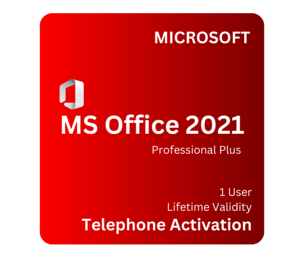 Office 2021 pro plus (License Key) (Phone Activation)