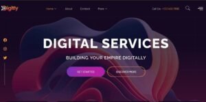 Digitly - Digital Service Agency Elementor Template Kit