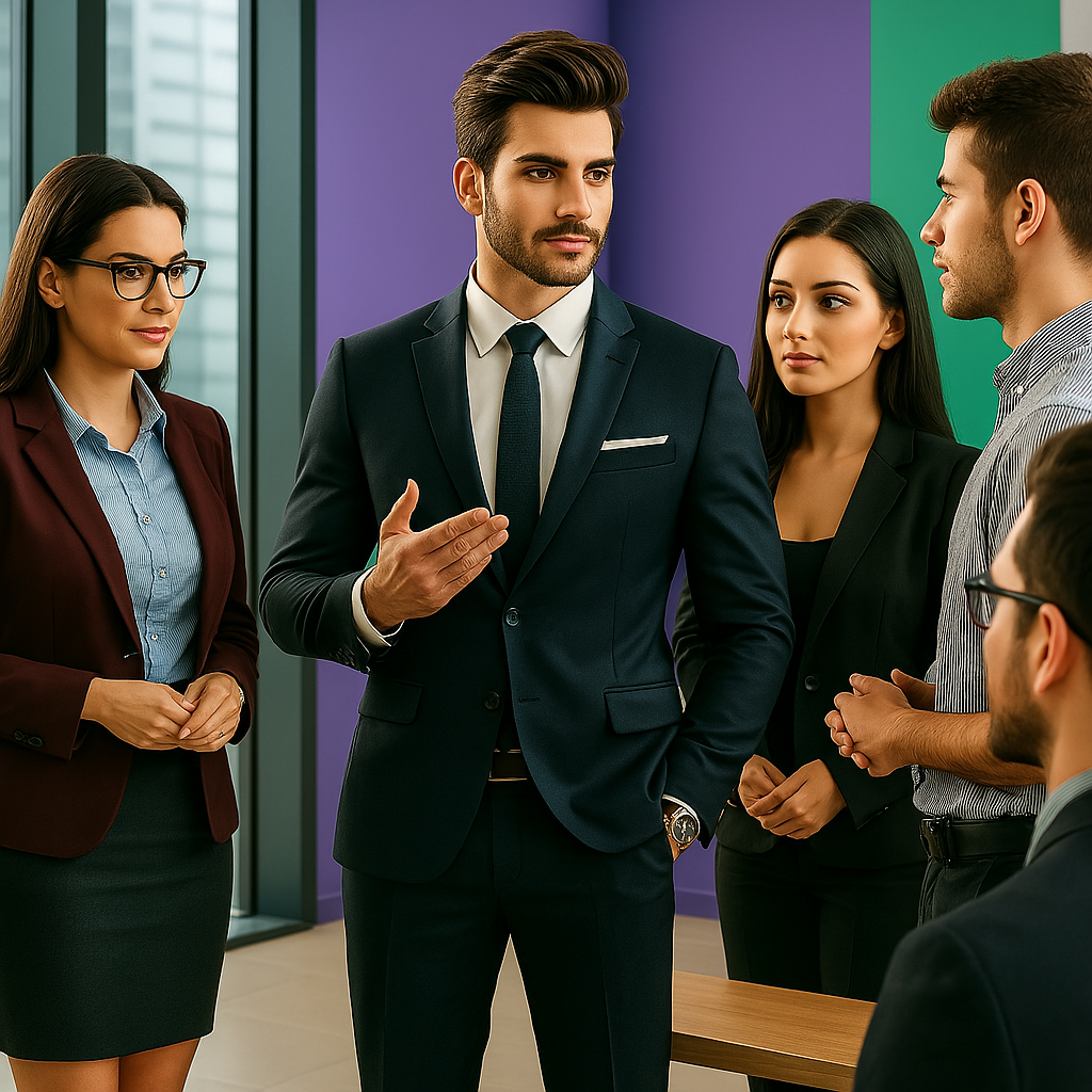 FAQ section illustration for Digital Overall showing questions, answers, customer support, and digital service icons