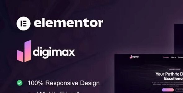 Digimax - Digital Marketing Agency Elementor Template Kit 1 Digimax - Digital Marketing Agency Elementor Template Kit