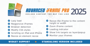 Advanced iFrame Pro – WordPress Plugin