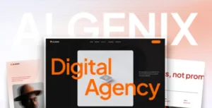 Algenix – Digital Agency Elementor Template Kit