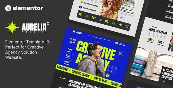 Aurelia – Creative Agency Elementor Template Kit 1 Aurelia – Creative Agency Elementor Template Kit