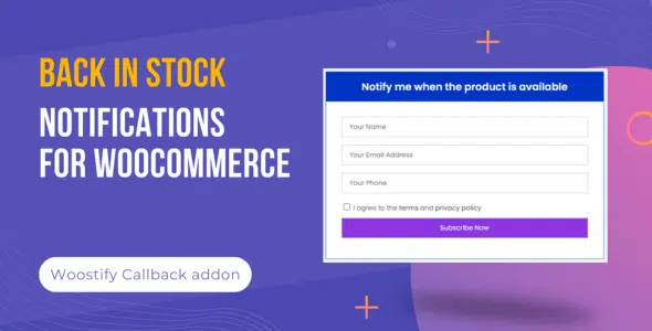 Back In Stock Notifications Plugin for WooCommerce 1 Back In Stock Notifications Plugin for WooCommerce