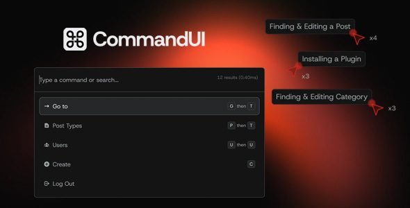 CommandUI Plugin – AI-Powered Command Interface for WordPress - Digital ...