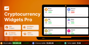 Cryptocurrency Widgets Pro – Real-Time Crypto Data WordPress Plugin
