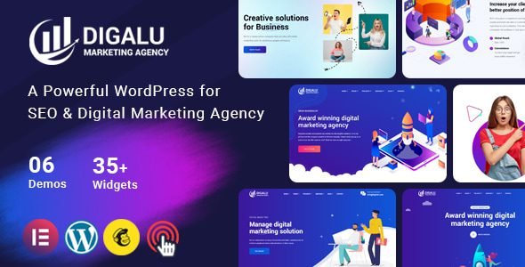 Digalu – SEO & Digital Marketing Agency WordPress Theme 1 Digalu – SEO & Digital Marketing Agency WordPress Theme