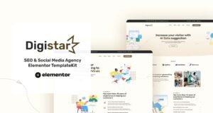 Digistar – SEO & Social Media Agency Elementor Template Kit