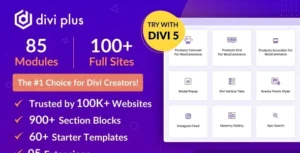 Divi Plus – Extra modules & layouts Addon plugin for Divi Builder