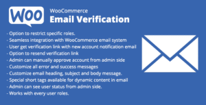 Email Verification for WooCommerce - Wordpress Plugin