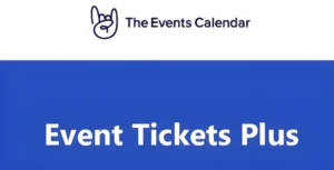 Event Tickets Plus – Sell Tickets & RSVPs WordPress Plugin