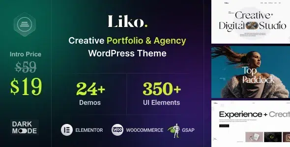 Liko – Creative Agency & Portfolio WordPress Theme 1 Liko – Creative Agency & Portfolio WordPress Theme