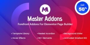 Master Addons Plugin for Elementor Premium Version WordPress