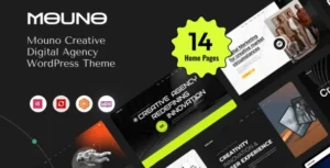 Mouno – Creative Digital Agency WordPress Theme