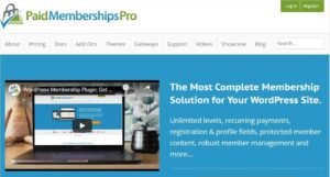 Paid Memberships Pro - WordPress Plugin