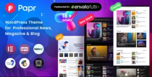 Papr – News and Magazine WordPress Theme