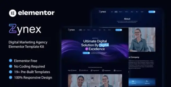 Zynex – Digital Marketing Agency Elementor Template Kit 1 Zynex – Digital Marketing Agency Elementor Template Kit