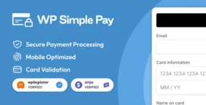 WP Simple Pay – Stripe payment form WordPress Plugin