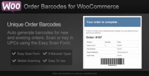 WooCommerce Order Barcodes - WordPress Plugin