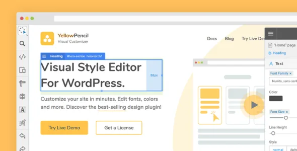 YellowPencil Visual CSS Style Editor – WordPress Plugin 1 YellowPencil Visual CSS Style Editor – WordPress Plugin