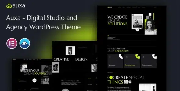 Auxa – Digital Studio and Agency WordPress Theme 1 Auxa – Digital Studio and Agency WordPress Theme