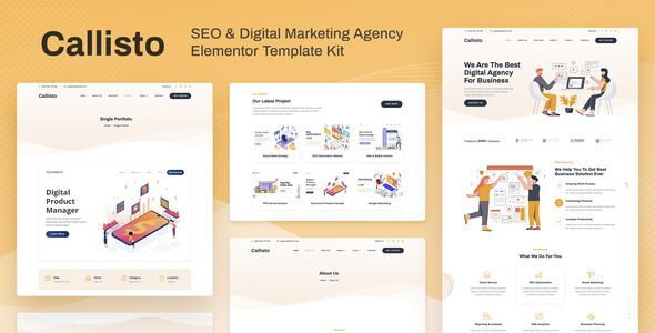 Callisto – SEO & Digital Marketing Agency Elementor Template Kit 1 Callisto – SEO & Digital Marketing Agency Elementor Template Kit
