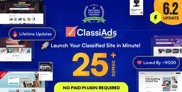 Classiads – Classified Ads WordPress Theme 1 Classiads – Classified Ads WordPress Theme