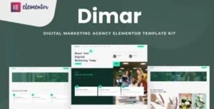 Dimar – Digital Marketing Elementor Template Kit