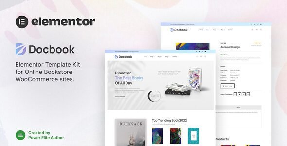 Docbook – Online Bookstore WooCommerce Elementor Template Kit 1 Docbook – Online Bookstore WooCommerce Elementor Template Kit