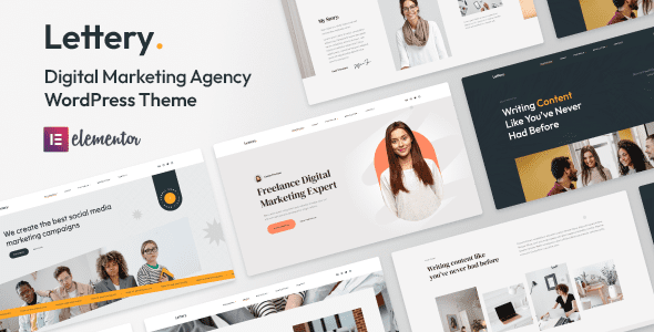 Lettery – Digital Marketing Agency WordPress Theme 1 Lettery – Digital Marketing Agency WordPress Theme