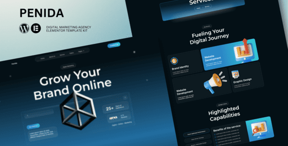 Penida – Digital Marketing Agency Elementor Template Kit 1 Penida – Digital Marketing Agency Elementor Template Kit