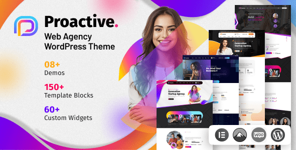 Proactive – Web Design Agency WordPress Theme 1 Proactive – Web Design Agency WordPress Theme