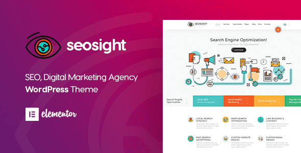Seosight – Seo, Digital Marketing Agency WordPress Theme 1 Seosight – Seo, Digital Marketing Agency WordPress Theme