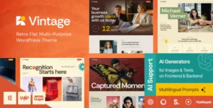 Vintage – Multipurpose WordPress Theme