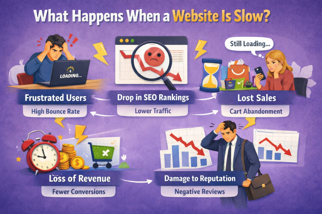 What Happens When a Website Is Slow
