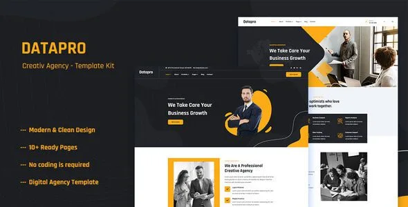 Datapro – Creative Agency Elementor Template Kit