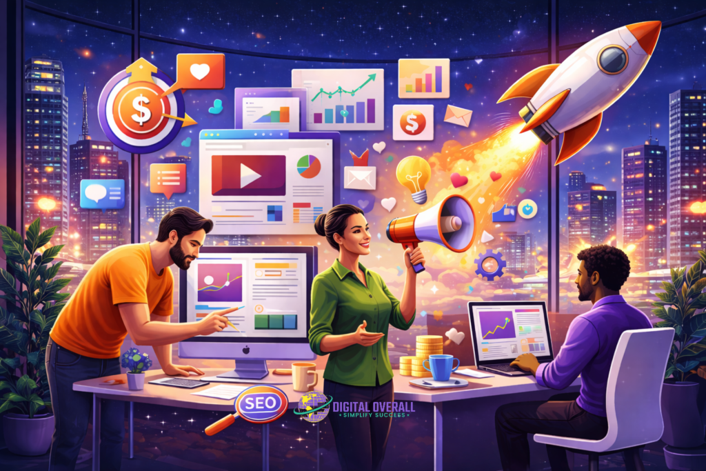 Digital marketing services to grow online visibility and conversions by Digital Overall